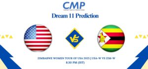 USA-W vs ZIM-W Dream11 Prediction Zimbabwe Women tour of USA 20254th T20I Fantasy Tips