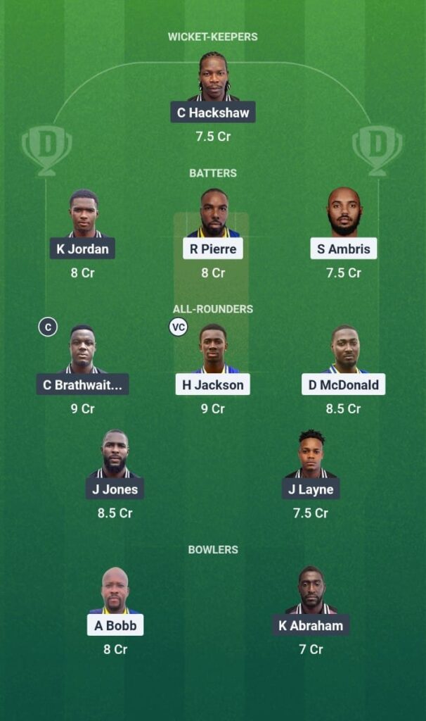SPB vs FCS Dream11 Prediction Vincy Premier League T10 2025 5th Place Play-Off Fantasy Tips