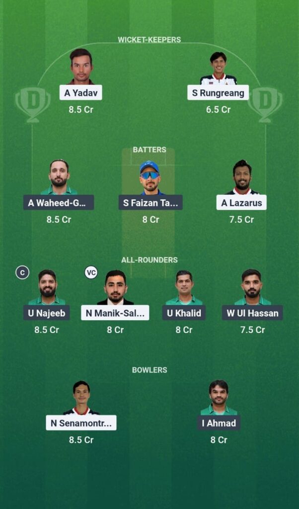 THI vs SAU Dream11 Prediction Malaysia Quadrangular Series 2025 Match 2 Fantasy Tips