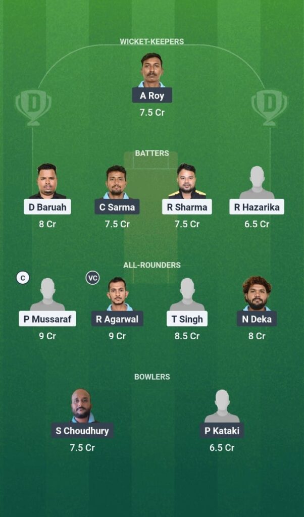 CCC vs NBC Dream11 Prediction Guwahati Spring League 2025 Match 26 Fantasy Tips