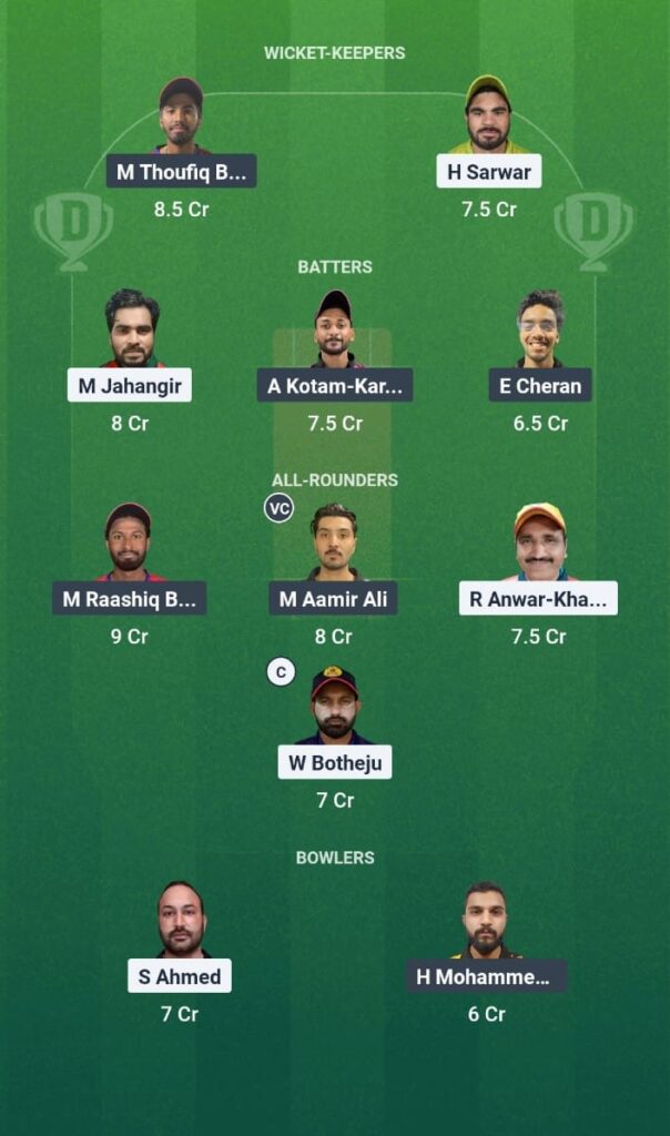 KKR vs PBKS Dream11 Prediction KCC T10 Challengers League 2025 Match 15 Fantasy Tips