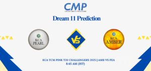 AMB vs PEA Dream11 Prediction KCA TCM Pink T20 Challengers 2025 Match 17 Fantasy Tips