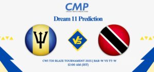 BAR-W vs TT-W Dream11 Prediction CWI T20 Blaze Tournament 2025 Match 2 Fantasy Tips