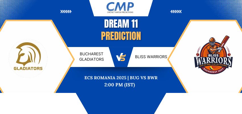 BUG vs BWR Dream11 Prediction Today Match ECS Romania 2025 Match 2Fantasy Tips