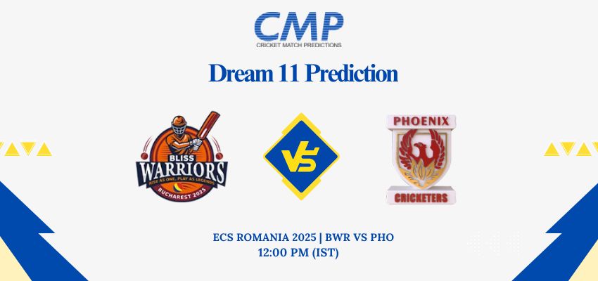 BWR vs PHO Dream11 Prediction Today Match ECS Romania 2025 Match 6 Fantasy Tips