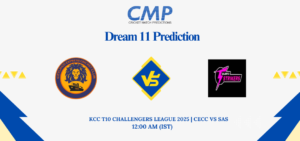 CECC vs SAS Dream11 Prediction KCC T10 Challengers League 2025 2nd Semi-Final Fantasy Tips