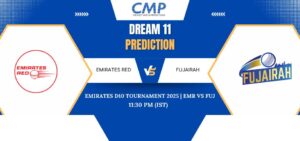 EMR vs FUJ Dream11 Prediction Today Match Emirates D10 Tournament 2025 Match 20 Fantasy Tips