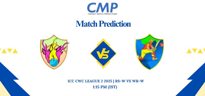RS-W vs WR-W Dream11 Prediction Guwahati Women’s T20 League 2025 Match 24 Fantasy Tips