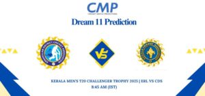 ERL vs CDS Dream11 Prediction Today Match Kerala Men's T20 Challenger Trophy 2025 Match 23 Fantasy Tips
