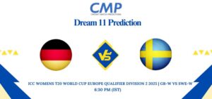 GR-W vs SWE-W Dream11 Prediction ICC Womens T20 World Cup Europe Qualifier Division 2 2025 Match 12 Fantasy Tips
