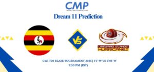 CWI T20 Blaze Tournament 2025 Match 13 TT-W vs LWI-W Dream11 Prediction