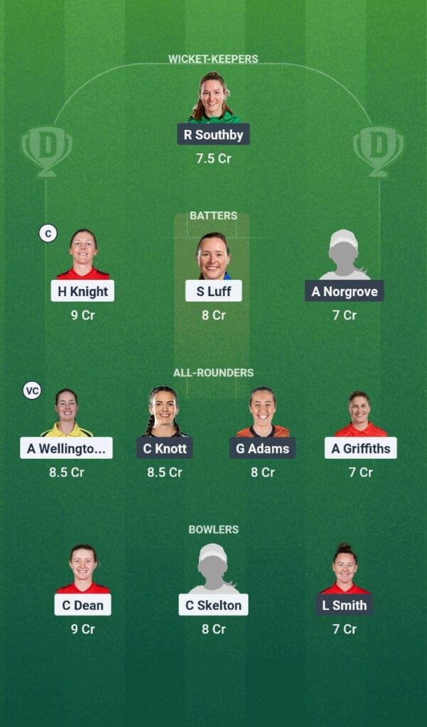 Metro Bank One Day Cup Women 2025 Match 25 SOM-W vs HAM-W Dream11 Prediction