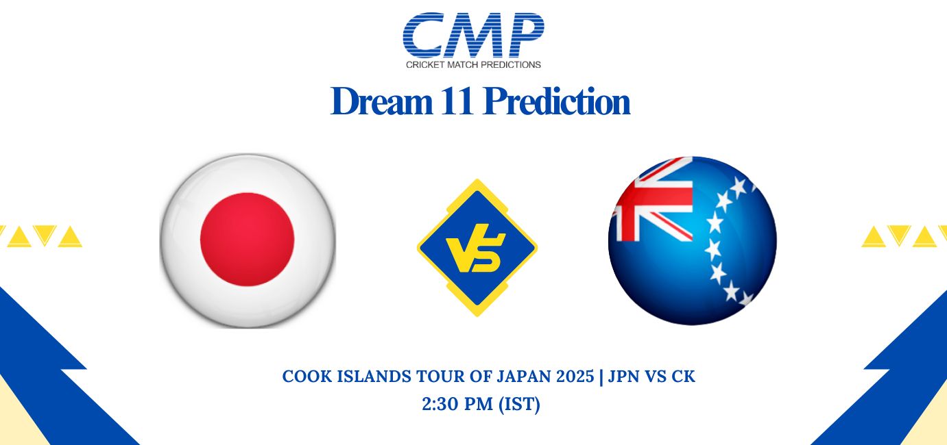 JPN vs CK Dream11 Prediction Cook Islands tour of Japan 2025 2nd T20I Fantasy Tips
