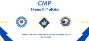 APH vs KAG Dream11 Prediction Today Match Kerala Men’s T20 Challenger Trophy 2025 Match 10 Fantasy Tips