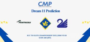 KRM vs KS Dream11 Prediction Today Match KCC T10 Elite Championship 2025 Match 3 Fantasy Tips
