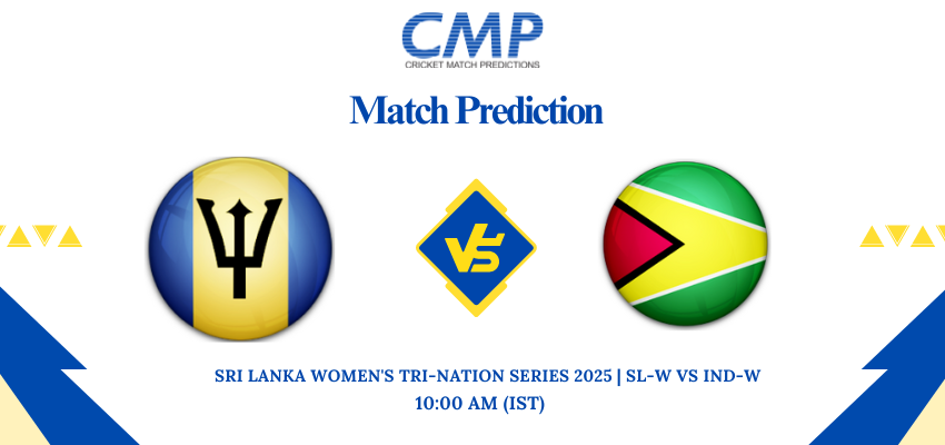 CWI T20 Blaze Tournament 2025 Match 9 BAR-W vs GY-W Dream11 Prediction