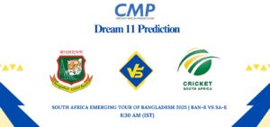 South Africa Emerging tour of Bangladesh 2025 2nd ODI BAN-E vs SA-E Dream11 Prediction
