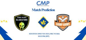 Houston Open T20 2025 7th Place Play-off PRG vs SMA Dream11 Prediction