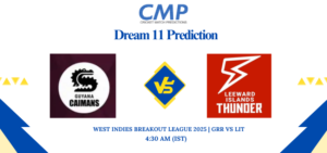 GRR vs LIT Dream11 Prediction West Indies Breakout League 2025 Match 12 Fantasy Tips