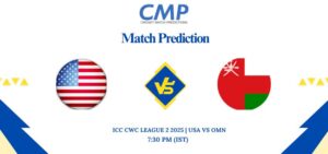 ICC CWC League 2 2025 Match 70 USA vs OMN Prediction Who Will Win Today