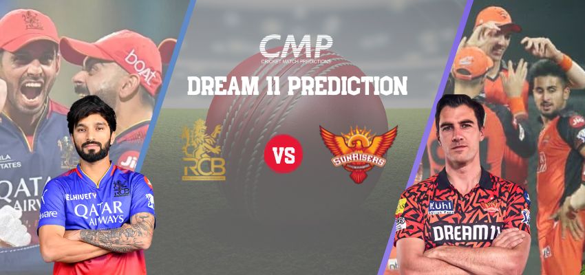 RCB vs SRH Dream11 Prediction IPL 2025 Match 65 Fantasy Tips