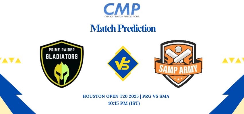 Houston Open T20 2025 7th Place Play-off PRG vs SMA Dream11 Prediction