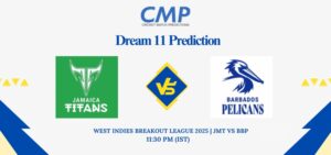 JMT vs BBP Dream11 Prediction West Indies Breakout League 2025 Match 9 Fantasy Tips