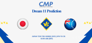 JPN vs CK Dream11 Prediction Japan T20I Tri-Series 2025 Match 6 Fantasy Tips