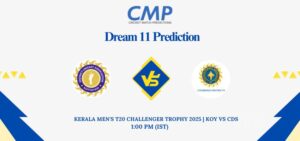KOY vs CDS Dream11 Prediction Today Match KERALA MEN'S T20 CHALLENGER TROPHY 2025 Match 28 Fantasy Tips
