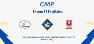 LEX vs PC Dream11 Prediction KCC T20 Challengers B League Edition 2 2025 Final Fantasy Tips