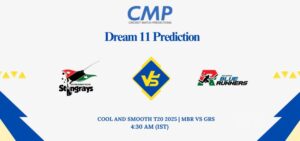 MBR vs GRS Dream11 Prediction Today Match Cool and Smooth T20 2025 Match 8 Fantasy Tips