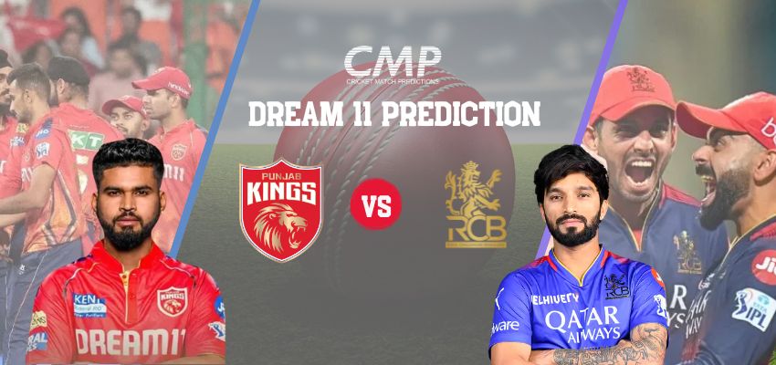 PBKS vs RCB Dream11 Prediction Today Match IPL 2025 Qualifier 1 Fantasy Tips