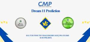 PEA vs EME Dream11 Prediction KCA TCM Pink T20 Challengers 2025 Match 10 Fantasy Tips