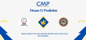 PTH vs PAL Dream11 Prediction Today Match Kerala Men's T20 Challenger Trophy 2025 Match 11 Fantasy Tips