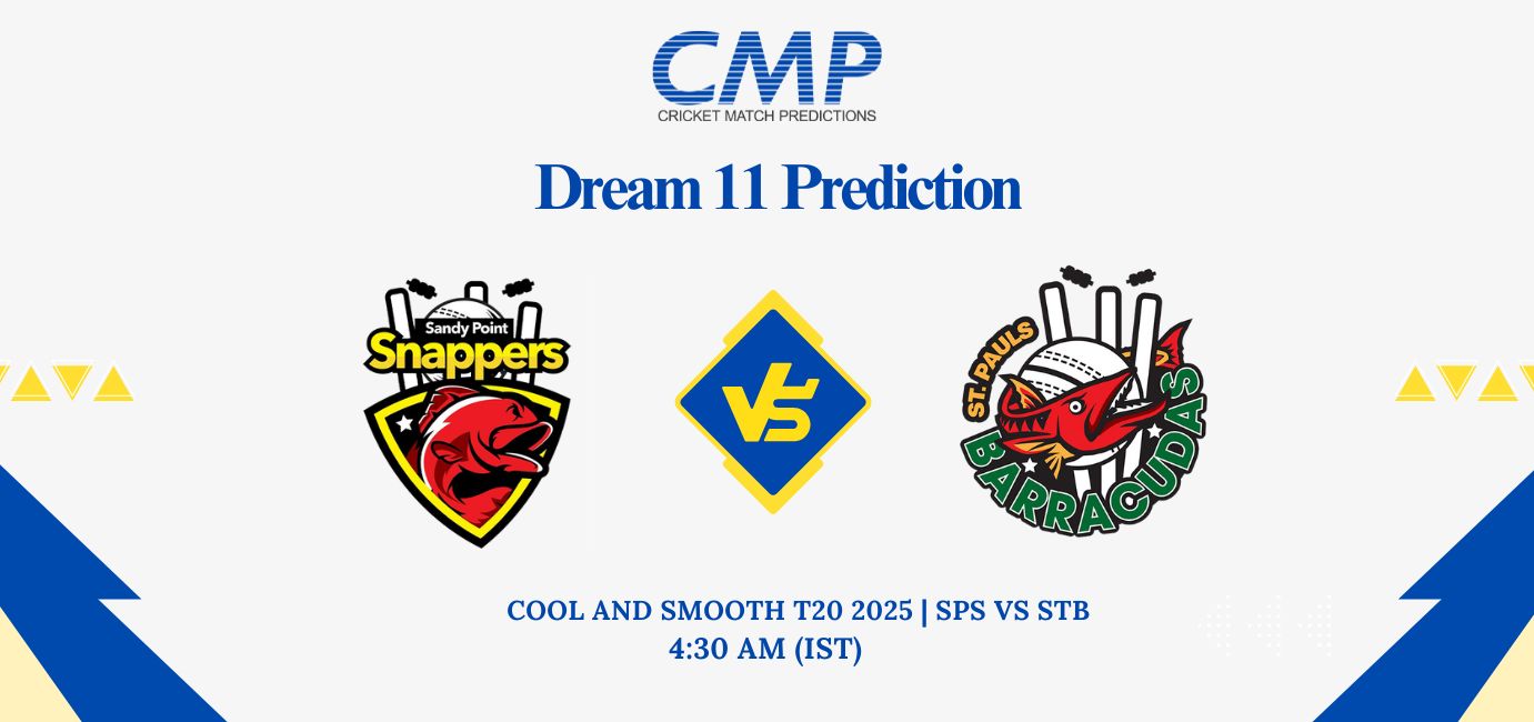 SPS vs STB Dream11 Prediction Today Match Cool and Smooth T20 2025 Match 12 Fantasy Tips