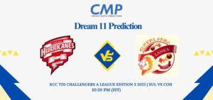 SUL vs COH Dream11 Prediction KCC T20 Challengers A League Edition 3 2025 Match 3 Fantasy Tips