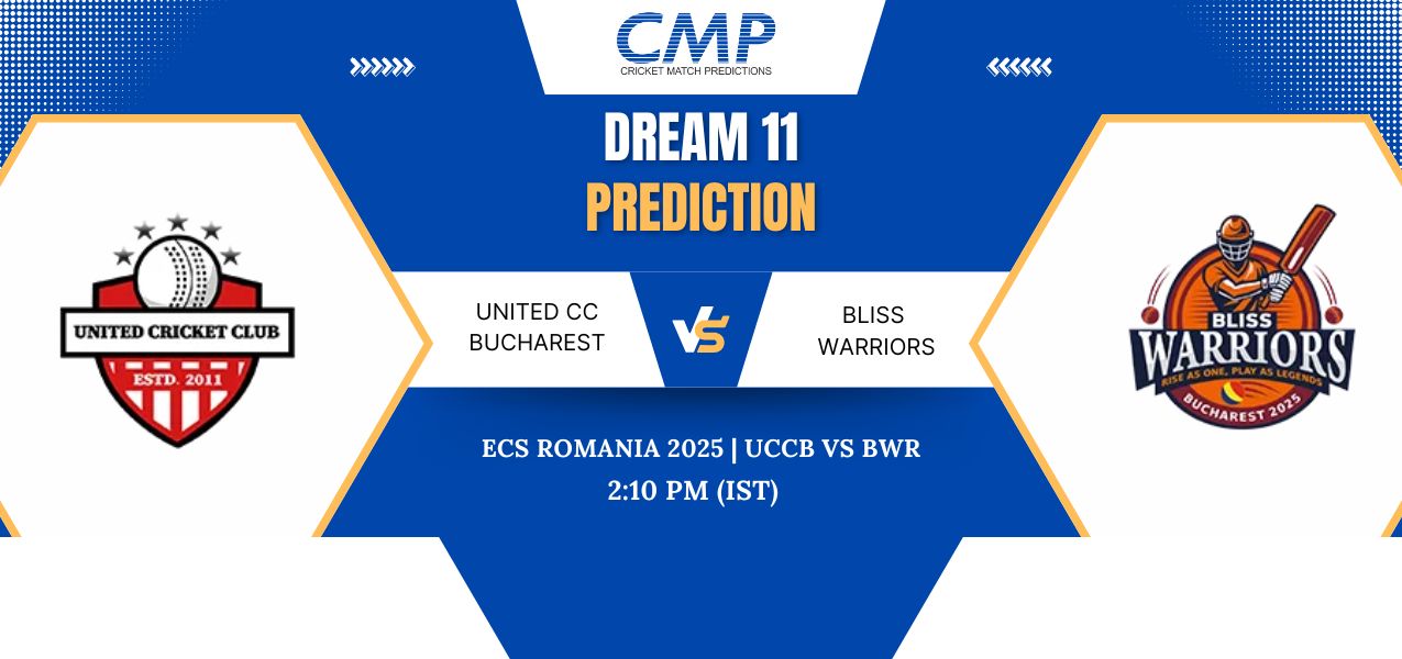 UCCB vs BWR Dream11 Prediction Today Match ECS Romania 2025 Match 3 Fantasy Tips
