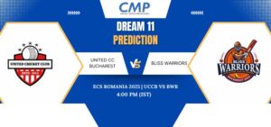 UCCB vs BWR Dream11 Prediction Today Match ECS Romania 2025 Match 3 Fantasy Tips