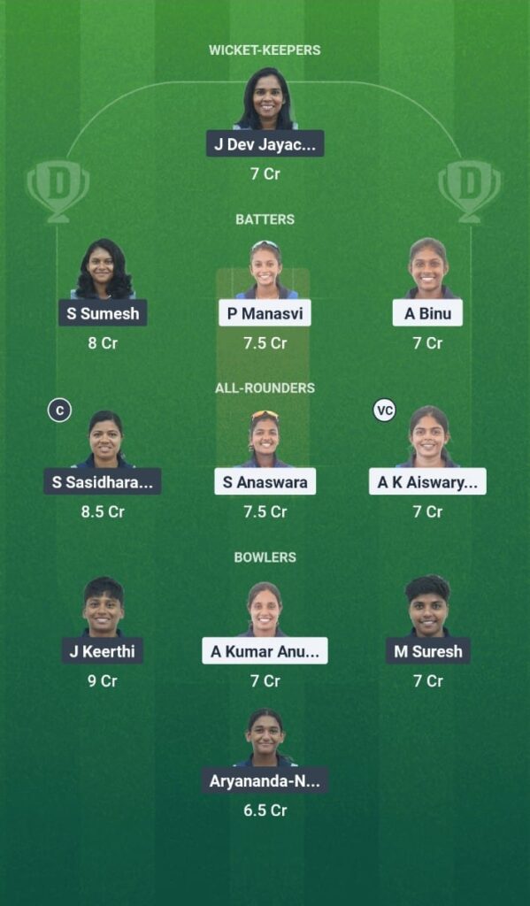 SAP vs PEA Dream11 Prediction KCA TCM Pink T20 Challengers 2025 Match 8 Fantasy Tips