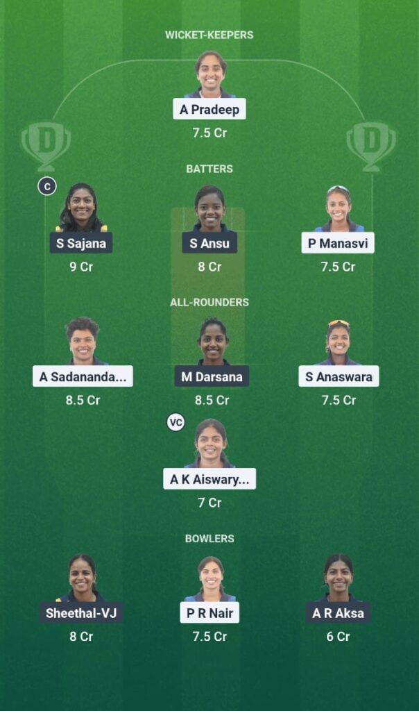 SAP vs AMB Dream11 Prediction KCA TCM Pink T20 Challengers 2025 Match 9 Fantasy Tips