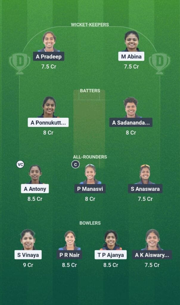 RUB vs SAP Dream11 Prediction KCA TCM Pink T20 Challengers 2025 Match 18 Fantasy Tips