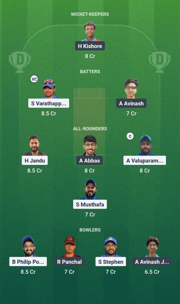KRM vs THN Dream11 Prediction Today Match KCC T20 Challengers A League Edition 3 2025 Match 13 Fantasy Tips