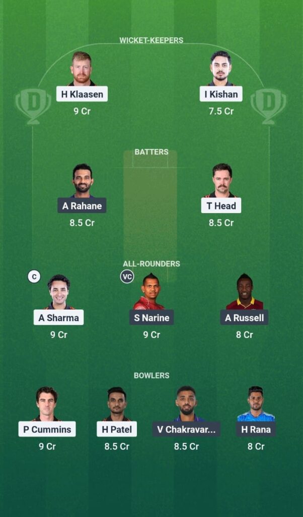 SRH vs KKR Dream11 Prediction IPL 2025 Match 68 Fantasy Tips