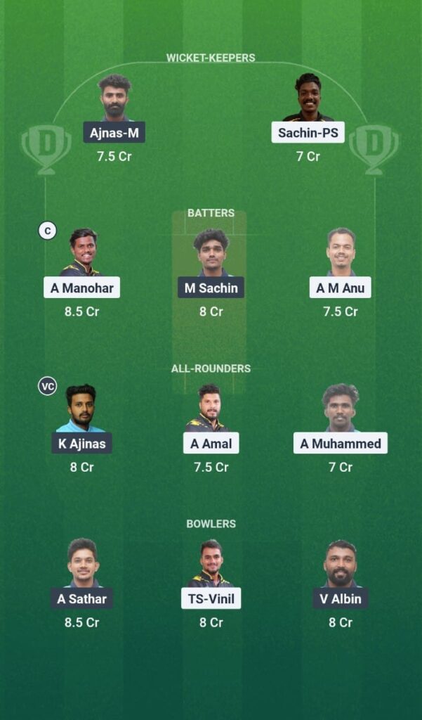KOL vs WAN Dream11 Prediction Today Match Kerala Men's T20 Challenger Trophy 2025 Match 27 Fantasy Tips