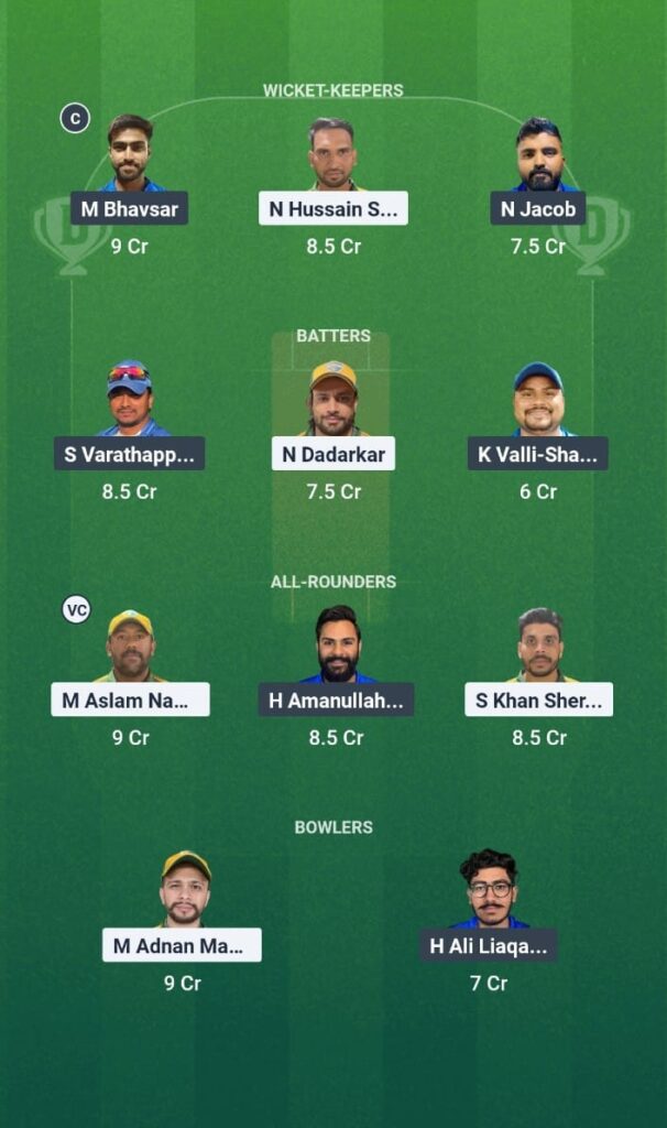 ALH vs KRM Dream11 Prediction Today Match KCC T10 ELITE CHAMPIONSHIP 2025 Match 7 Fantasy Tips