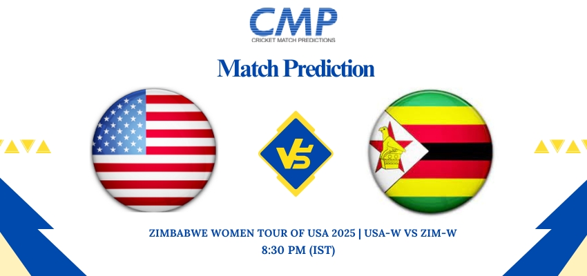 Zimbabwe Women tour of USA 2025 2nd ODI USA-W vs ZIM-W Prediction Who Will Win Today