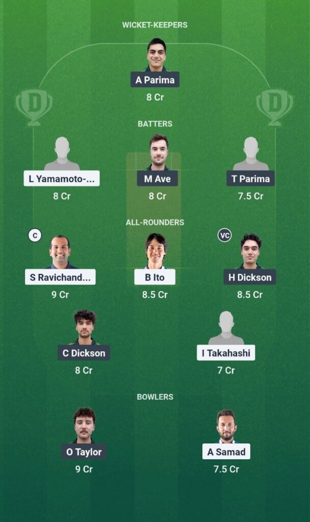 JPN vs CK Dream11 Prediction Cook Islands tour of Japan 2025 2nd T20I Fantasy Tips