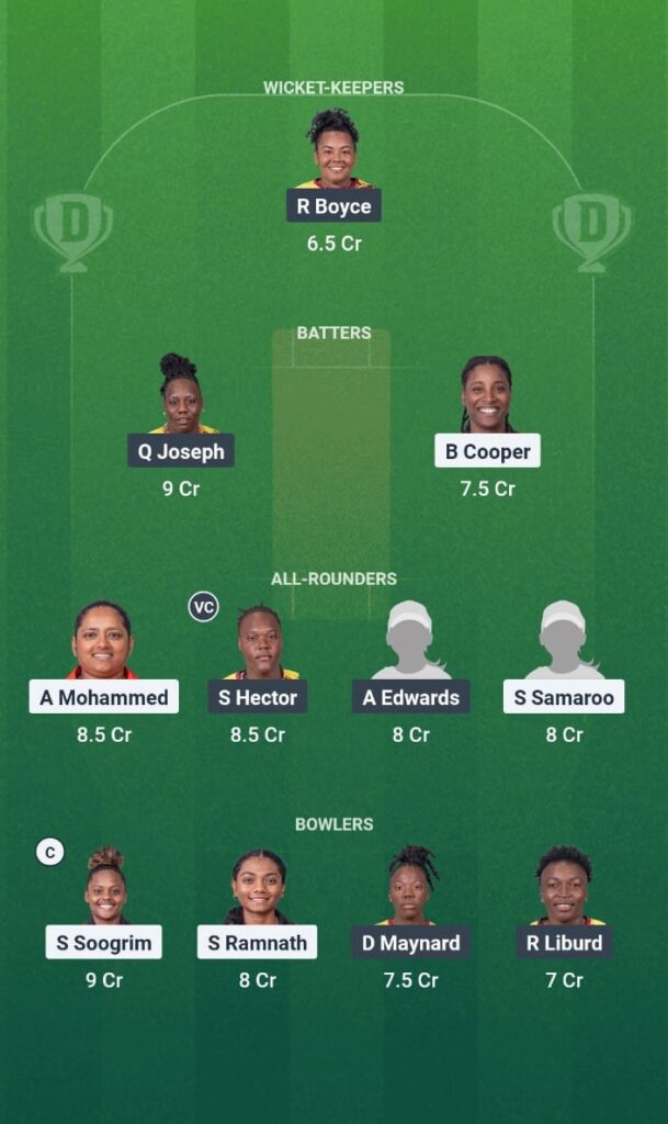 CWI T20 Blaze Tournament 2025 Match 13 TT-W vs LWI-W Dream11 Prediction