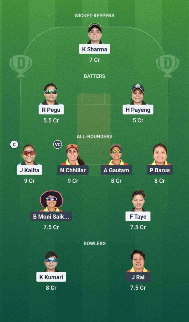 YC-W vs SG-W Dream11 Prediction Guwahati Women’s T20 League 2025 Match 29 Fantasy Tips