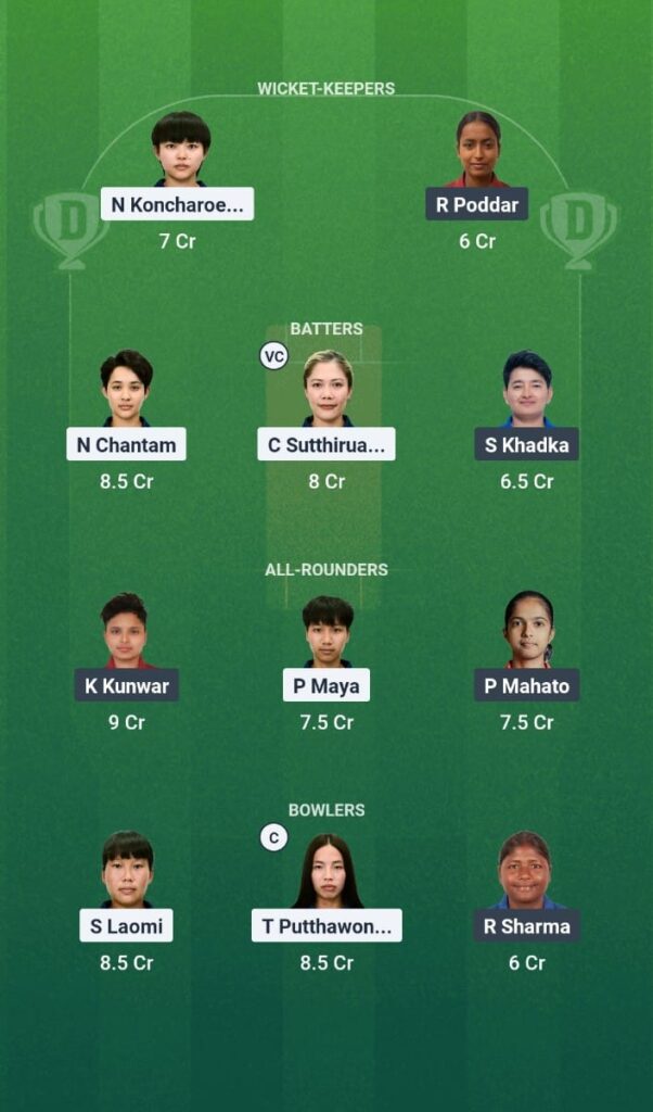 THI-W vs NEP-W Dream11 Prediction ICC Women’s T20 World Cup Asia Qualifier 2025 Final Fantasy Tips